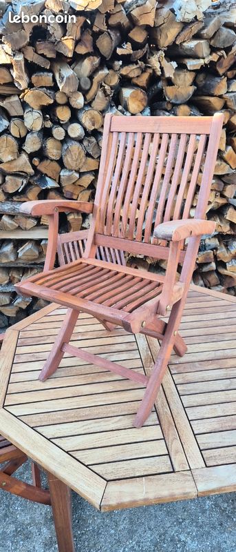 Table en teck + 6 chaises (image 6)