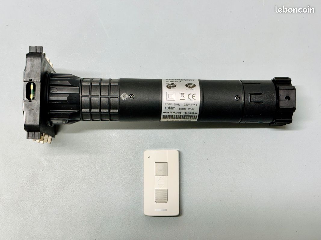 Moteur de volet Bubendorff ID2 220V 16rpm 10Nm i5 1016a I4 IPX4 de 2013 (image 1)