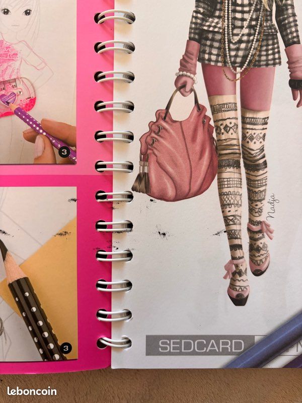 Cahier pour dessins «Top Model» (image 3)