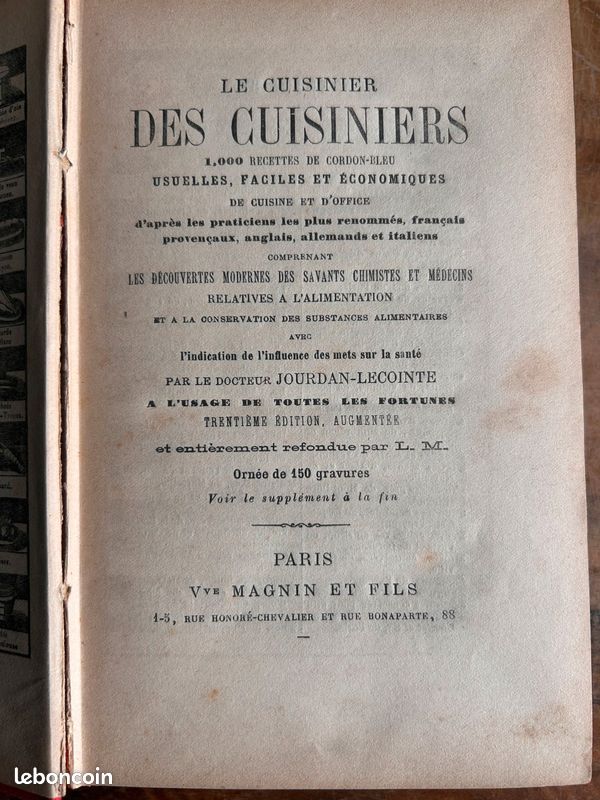 Le cuisinier des cuisiners - Dr JOURDAN-LECOINTE (image 3)