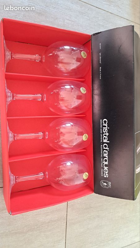 4 grands verres Cristal d arques (image 3)