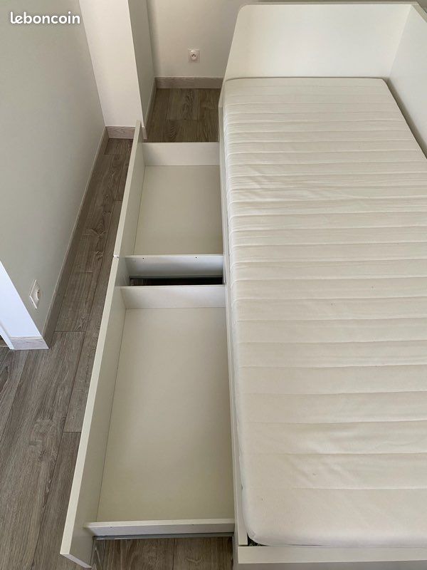 Lit ikea FLEEKE avec matelas (image 2)