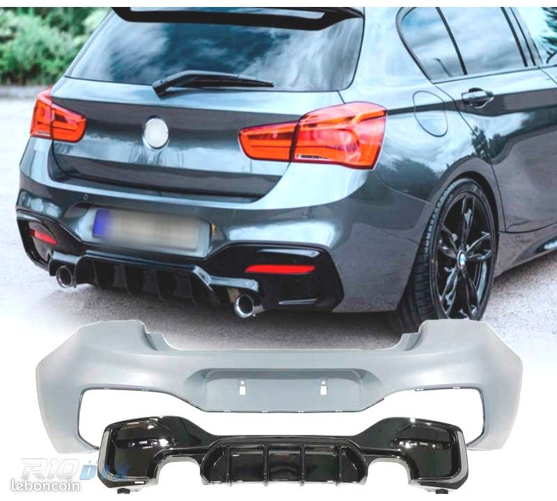 Pare-chocs arrière bmw f20 f21 lci 15-19 look m performance pdc 8m7d (image 1)