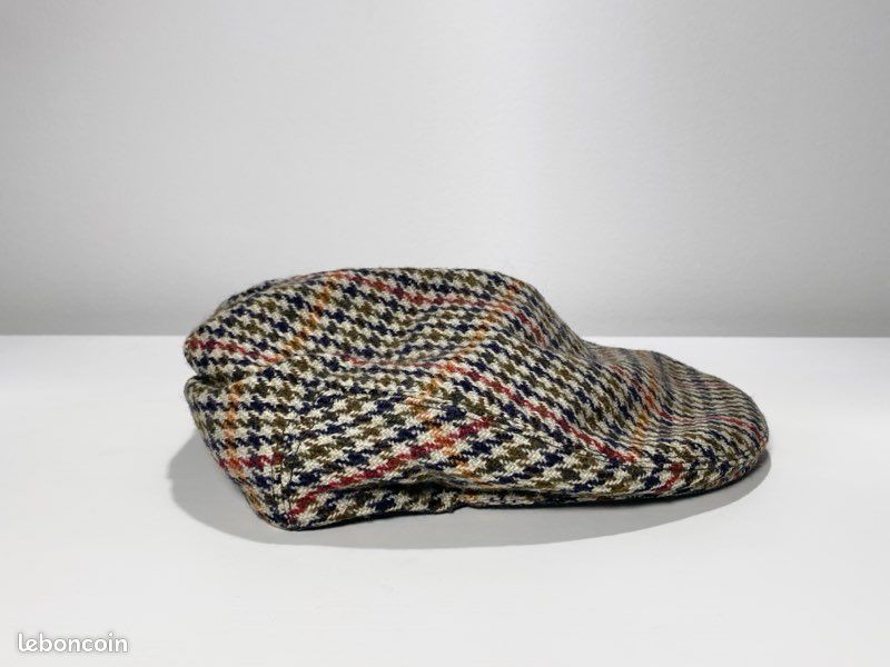 Casquette Plate Béret Traclet Taille 59 - Style Rétro Guerre 1855 - Occasion Très Bon état