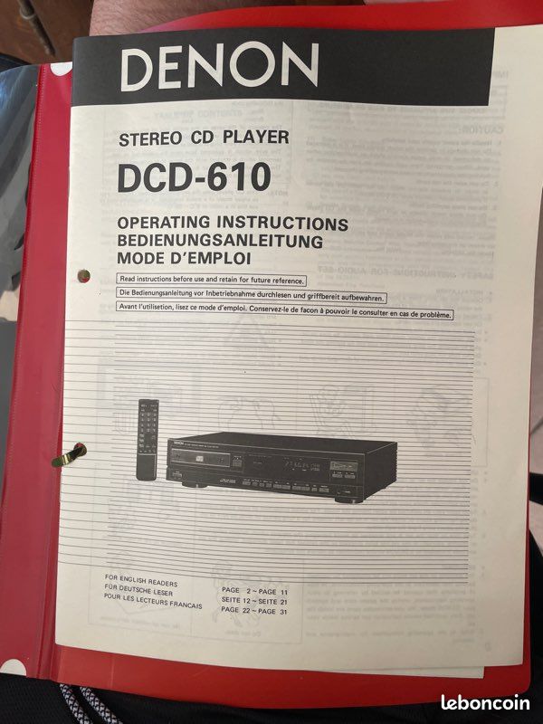 Chaîne stereo marque DENON 4 stereo en lot (image 6)