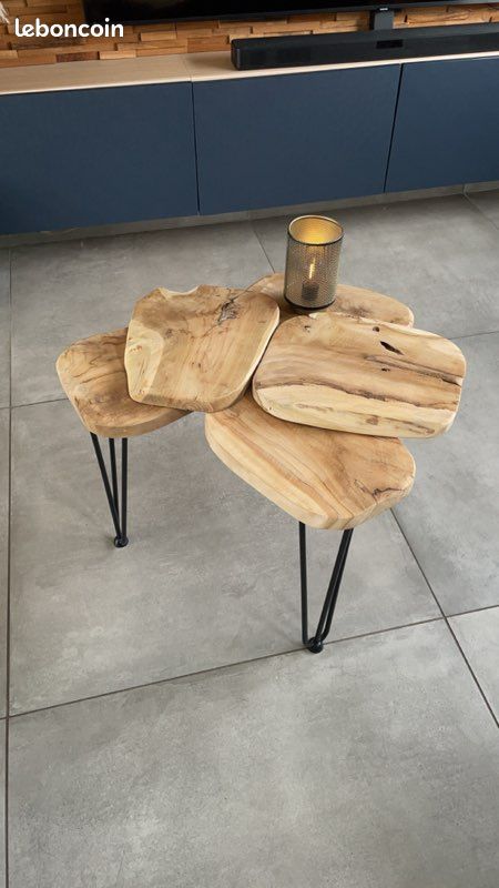 Table basse en teck véritable (image 1)