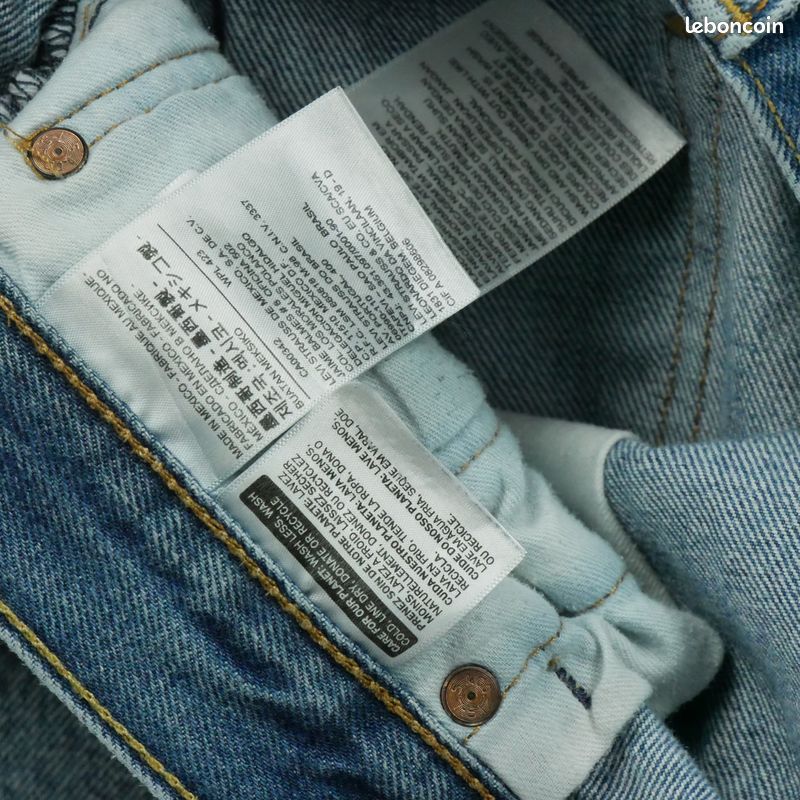 Levi Strauss Jean Levis 501 Taille W36/L34 Homme Bleu clair