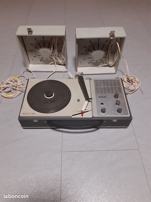 Ancien Tourne-disque Philips GoGear - Vintage, Fonctionne, Occasion