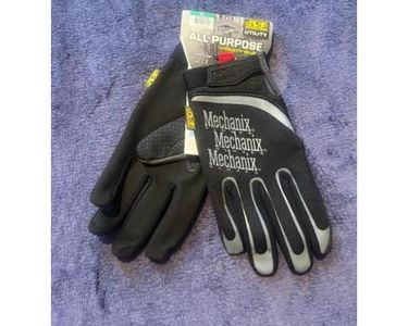 PAIRE DE GANTS MECHANIX UTILITY LIGHT DUTY TRAVAUX LEGERS NOIR ET