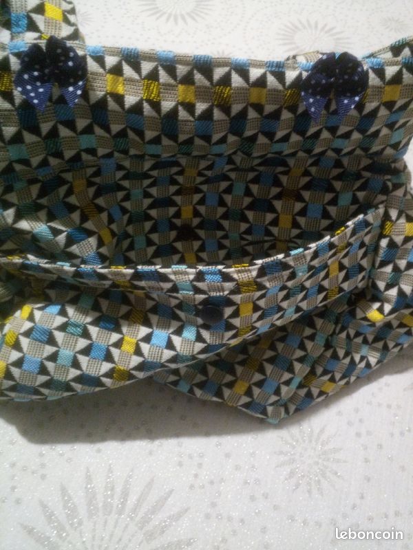 Sac tissu avec motif - neuf (image 4)
