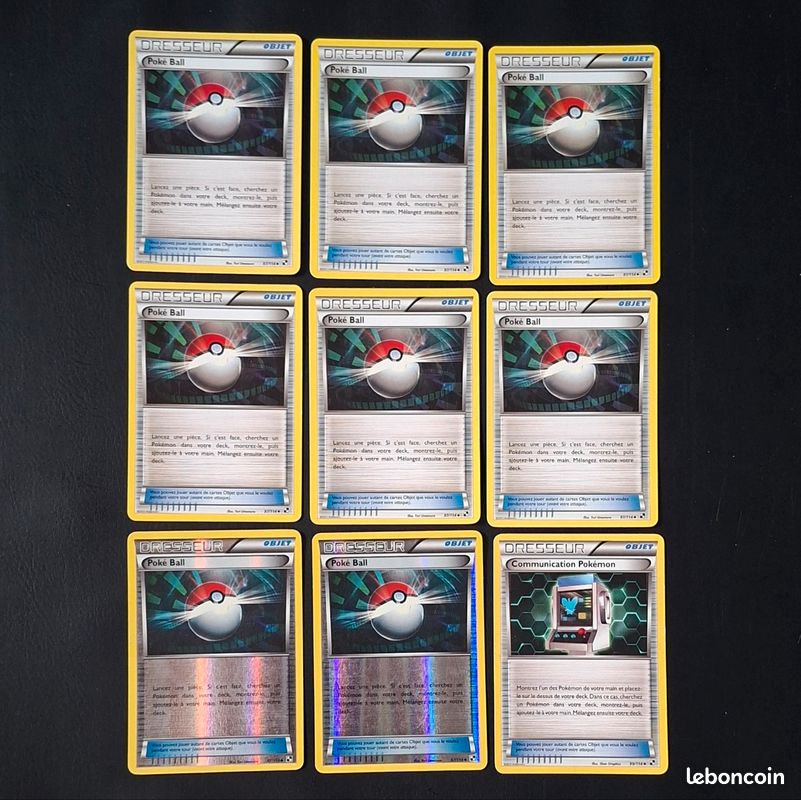Lot Cartes Pokémon – Dresseur - Noir et Blanc - N°2 (image 3)