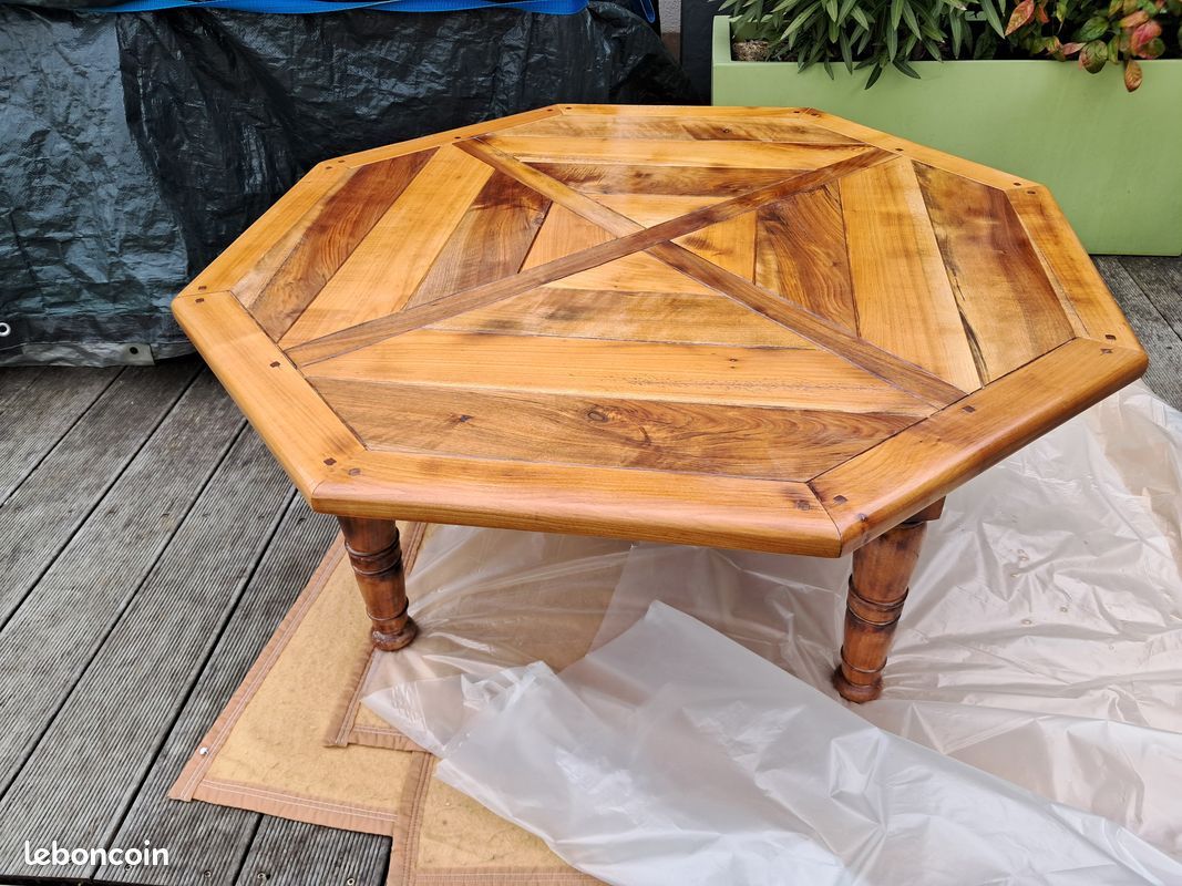 Table de salon en bois massif (image 4)