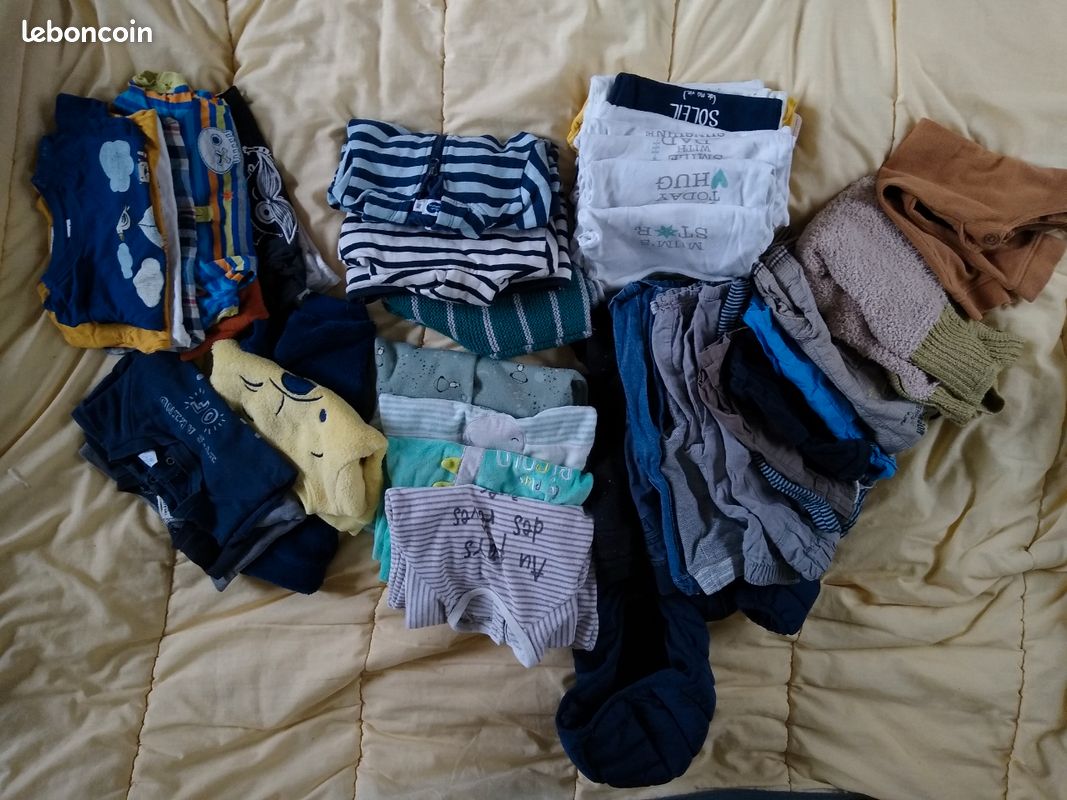 Lot vêtements bébé 9 mois (image 1)