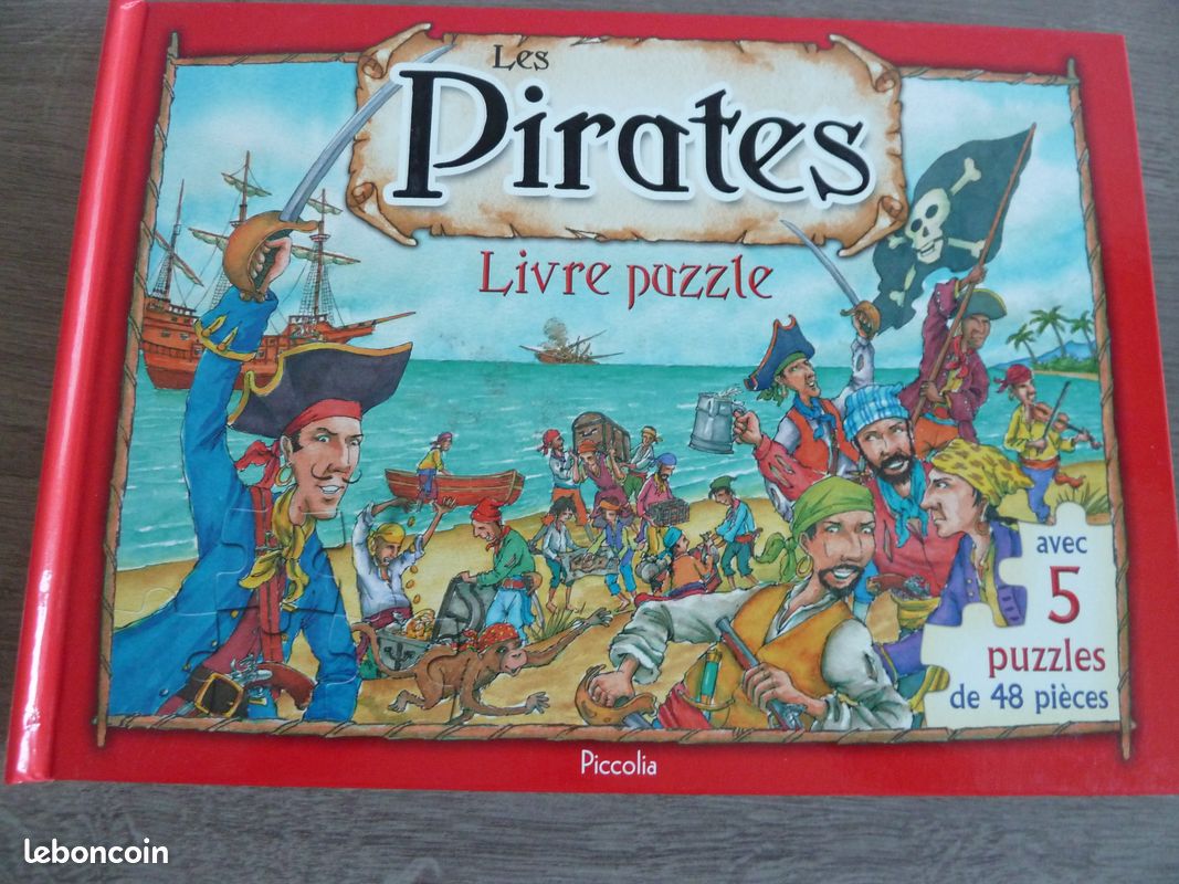 Livre puzzle Les Pirates (image 1)