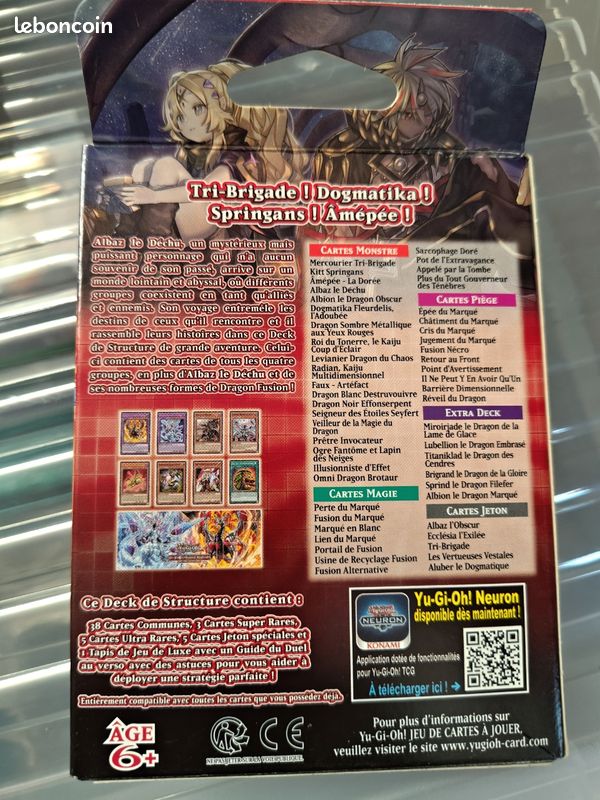 Yu-Gi-Oh! Deck De Structure – L'Assaut D'Albaz – Version Française – 51 Cartes (5 Ultra Rare, 3 Super Rare) – Tapis De Jeu Inclus – Neuf