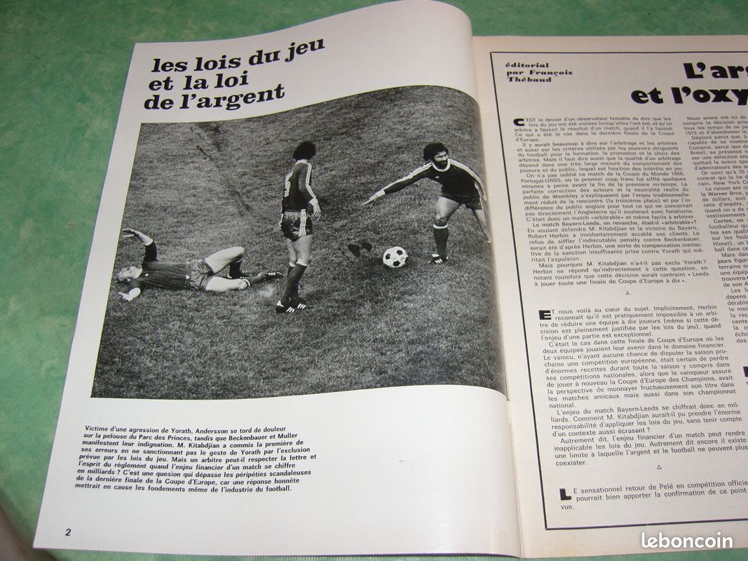 MIROIR DU FOOTBALL n° 229 1974 EUR 8,99 - FR