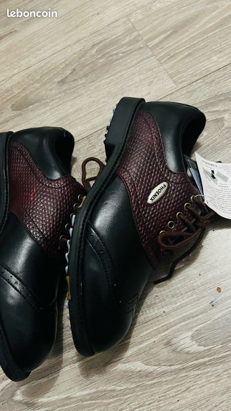 Chaussures de golf pour homme de style classique Saddle Shoes « Phœnix » (image 14)
