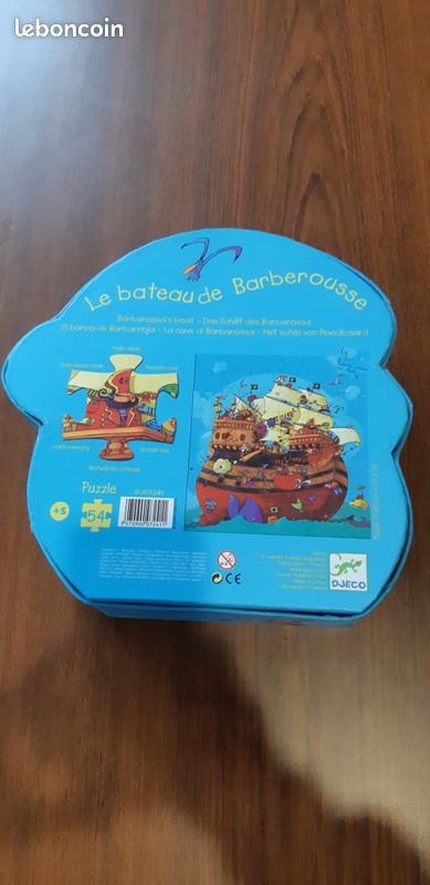 Puzzle djeco le bateau de Barberousse (image 4)
