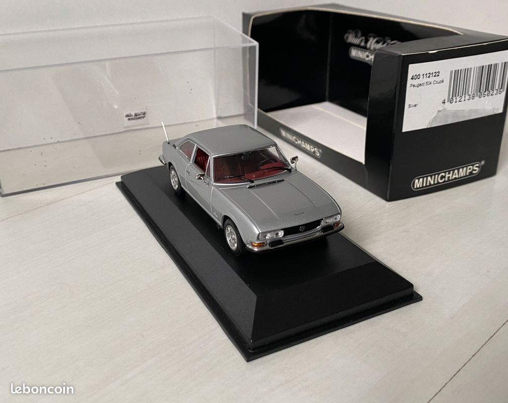 Miniature Peugeot 504 Cabriolet – Minichamps 1/43 – Édition Limitée