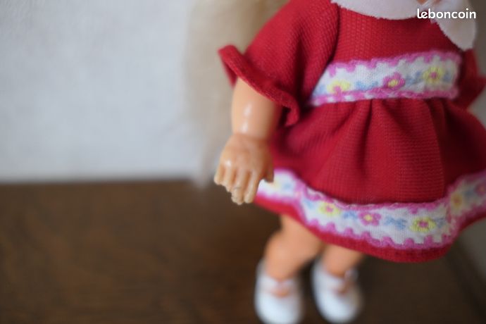 Poupée Bella Microbe 0 – 16 Cm – 1967 – Vêtements Et Bottes D'origine – Rare