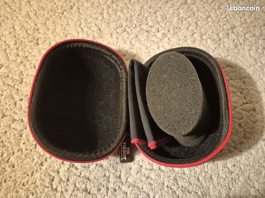 Étui De Voyage Pour Montre Tissot Bleu Foncé - Comme Neuf - Protection Et Rangement