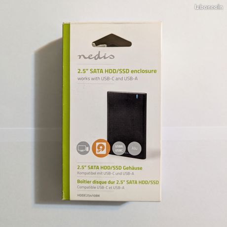 Boîtier De Disque Dur Crypté Keenso - Protection Par Mot De Passe, USB 3.0, Pour Disques 2,5" (disque Non Inclus)