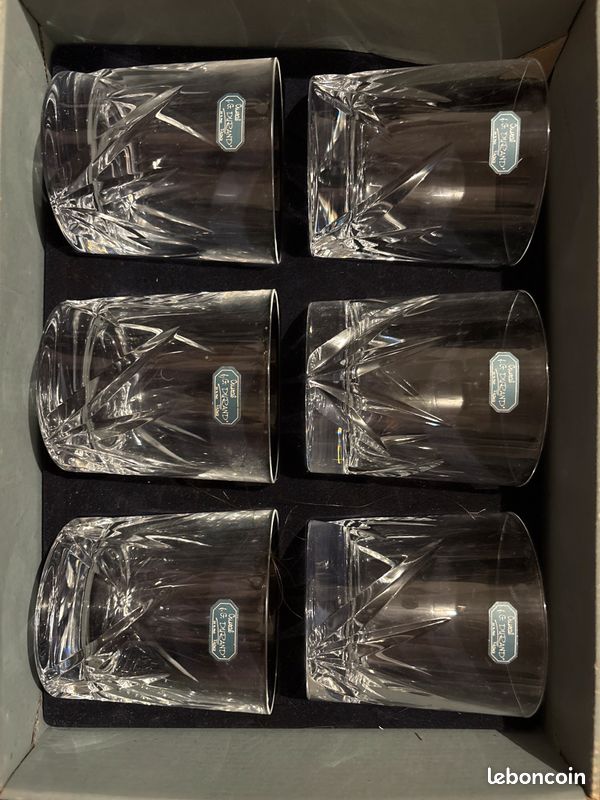 6 verres à whisky en cristal Durand (image 4)