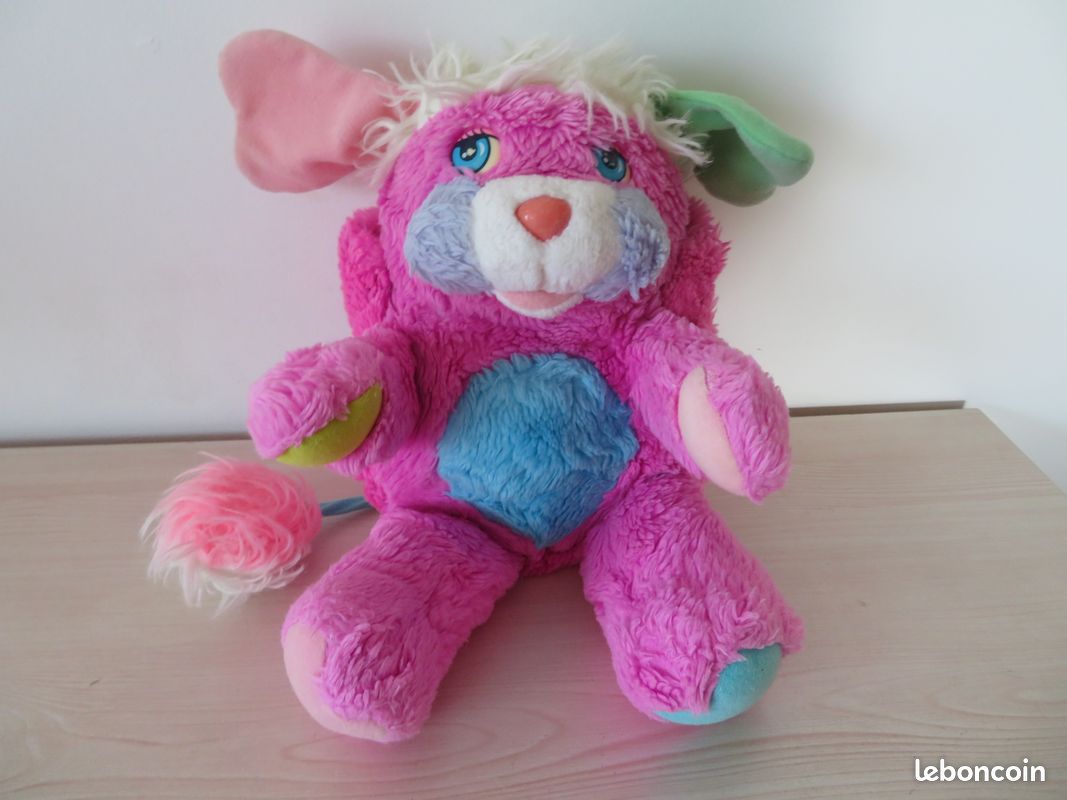 RARE PELUCHE POPPLES Vert Original Puffman Vintage Mattel 1986 EUR 28,00 - FR