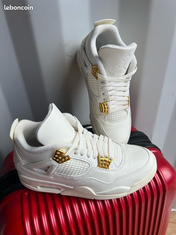 White Gold Jordan Blanco Con Dorado Нови Nike Air Jordan Retro