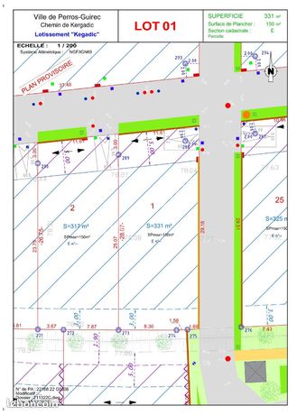 Terrain 331 m² PERROS GUIREC