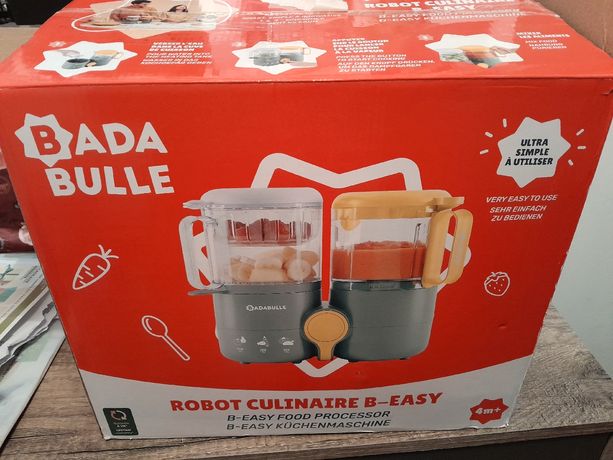 Badabulle Robot mixeur pour repas de bébé B.easy 4en1