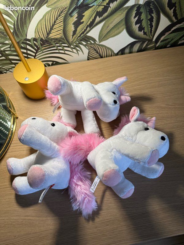 Lot 3 peluches licorne neuves (image 3)