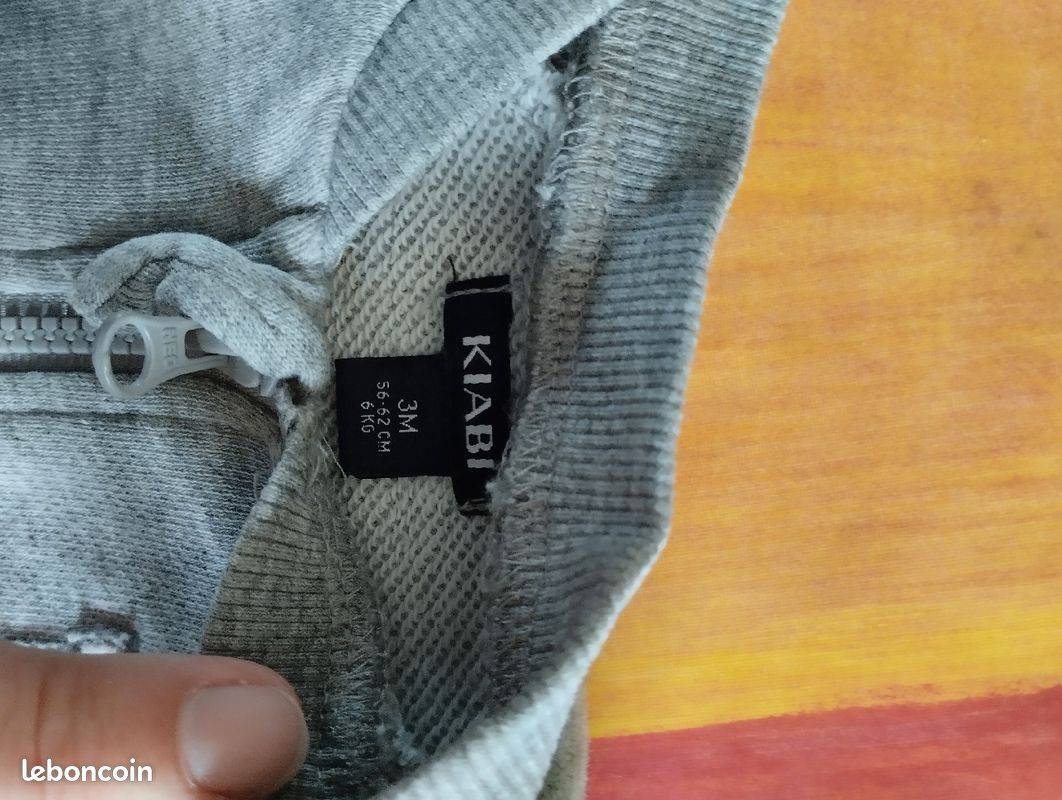 Lot gilet et pull garçon 3 mois demi saison (image 2)