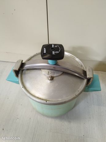 Cocotte-minute SEB 6L - Vintage 1991, Couleur Bleuet, Très Bon état