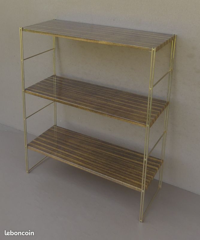 Étagère TOMADO STRING vintage métal doré modulable déco cuisine rangement #1 (image 1)