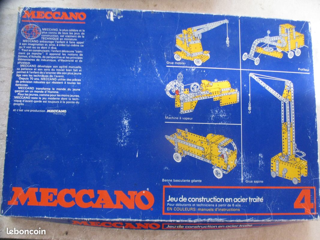 Meccano boite 4 serie zn (image 1)
