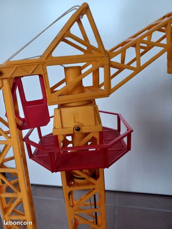 Grue Mécanique Ancienne Joustra – Rouge, Rare