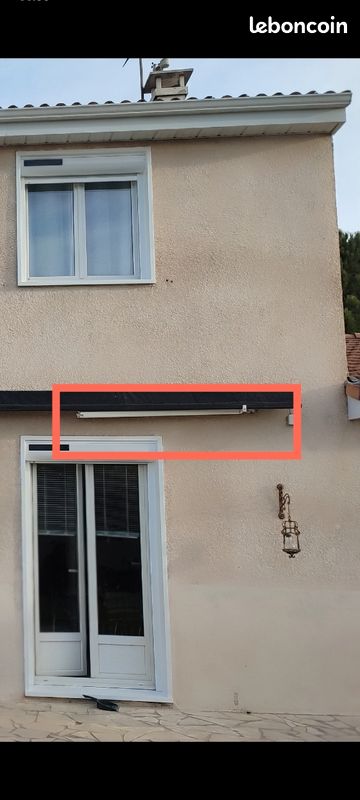 Bras de store banne blanc en parfait état physique et de fonctionnement (image 15)