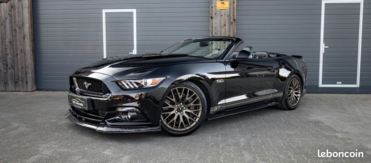 FORD Mustang GT CABRIOLET 5.0 V8 421CH BVA - BULL-X - CUIR - 30 591 KM (image 3)