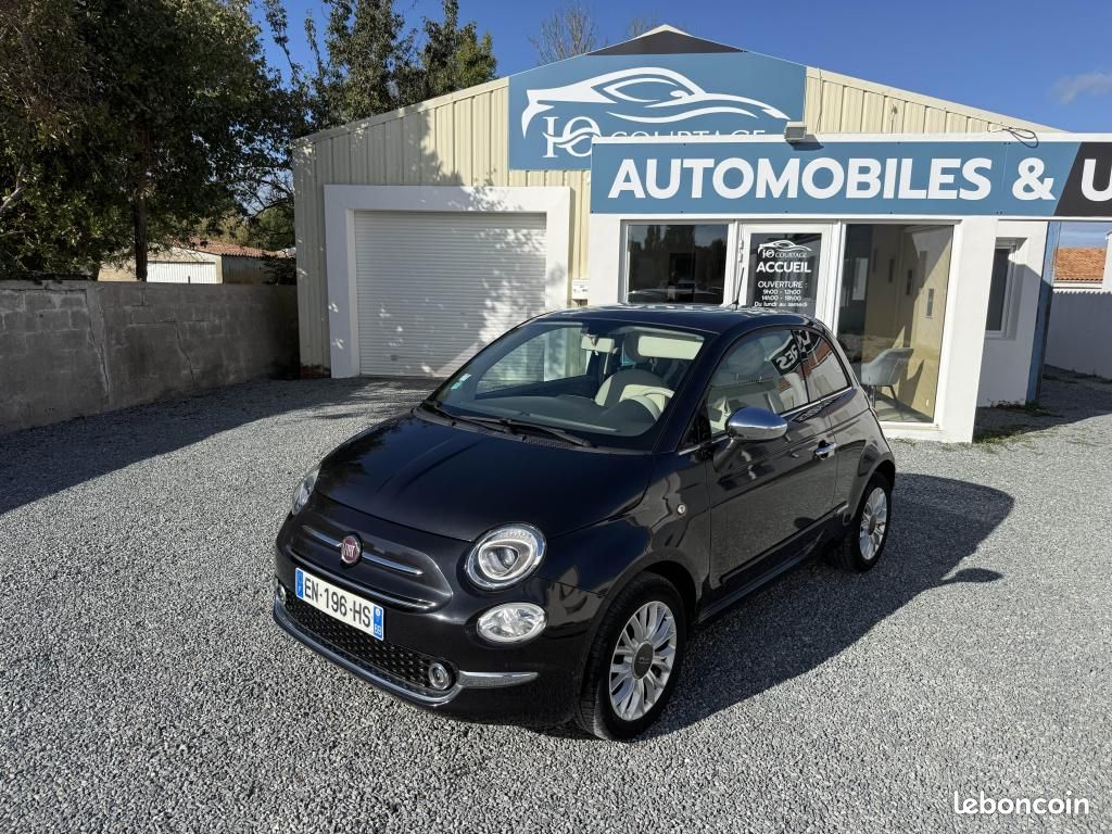 FIAT FIAT 500 1.2i - 69 2017 BERLINE Lounge PHASE 2 (image 1)