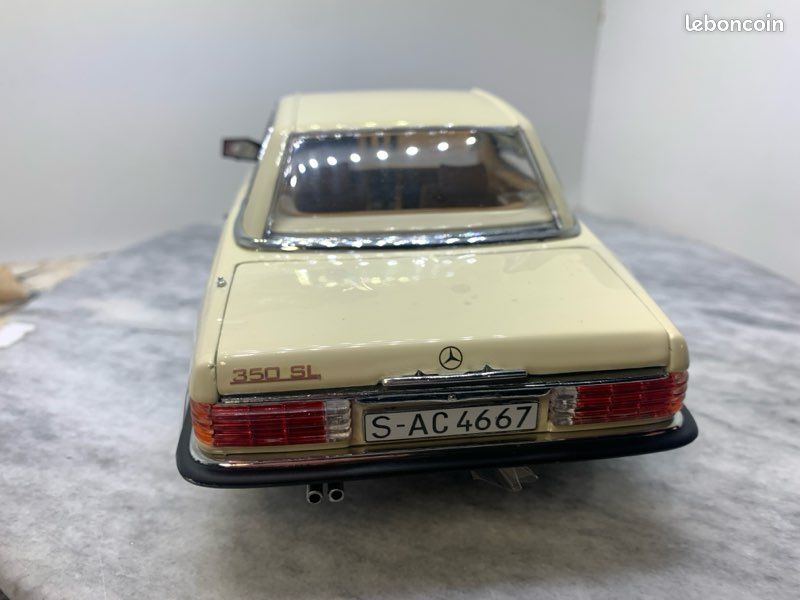 Mercedes 350SL (R107) crème 1977/1983 SUNSTAR 1/18 (image 9)