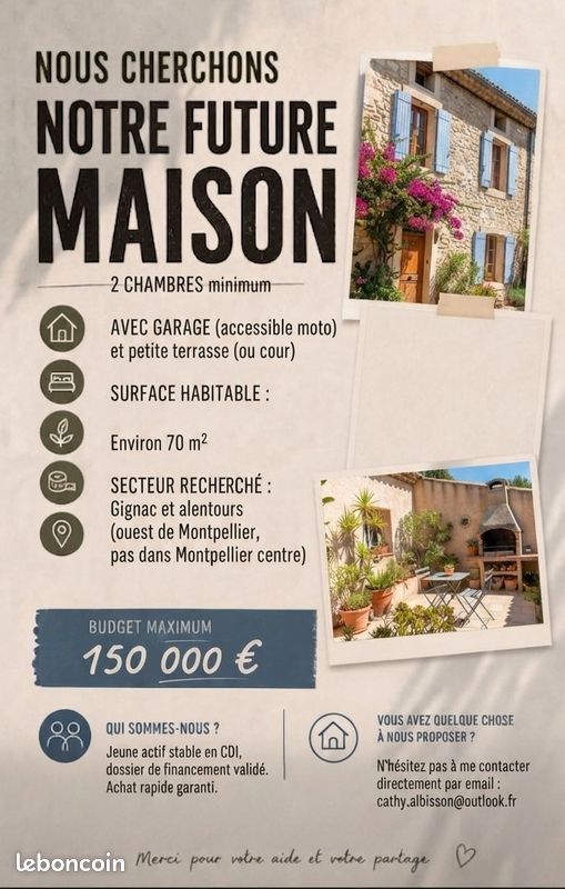 Maison 2 pièces 70 m² · à Gignac · 70 m² · 150 000 €