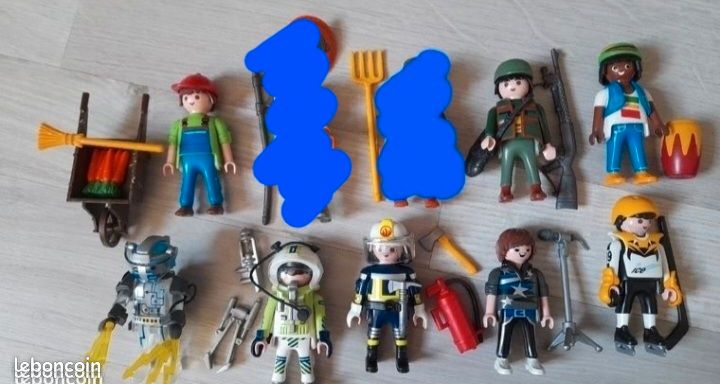 Playmobil figurines diverses 3 euros ou 5e les deux (image 1)
