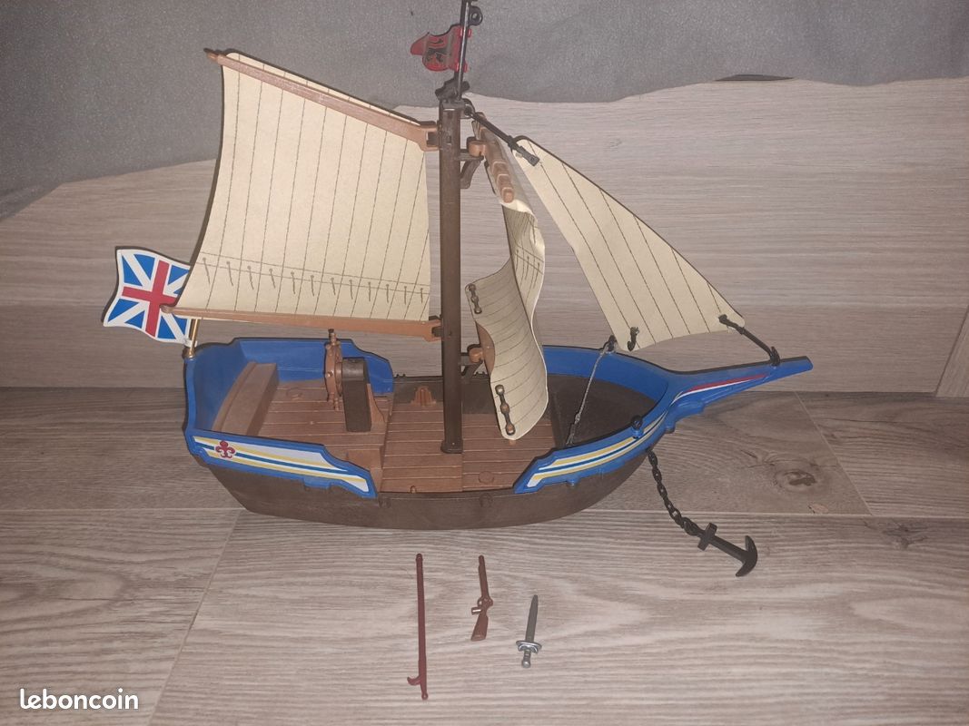 Playmobil - 4127 - Jeu de construction - Playmobil Duo Pirate et soldat