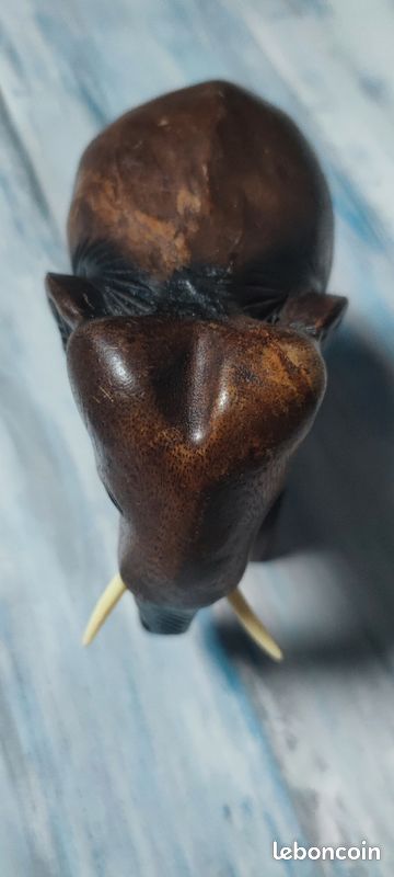 Joli éléphant en bois (image 5)