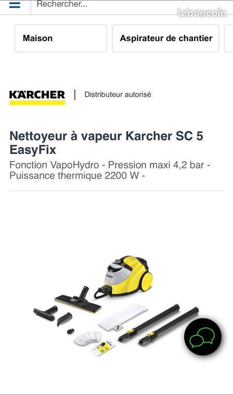 Nettoyeur vapeur karcher (image 1)