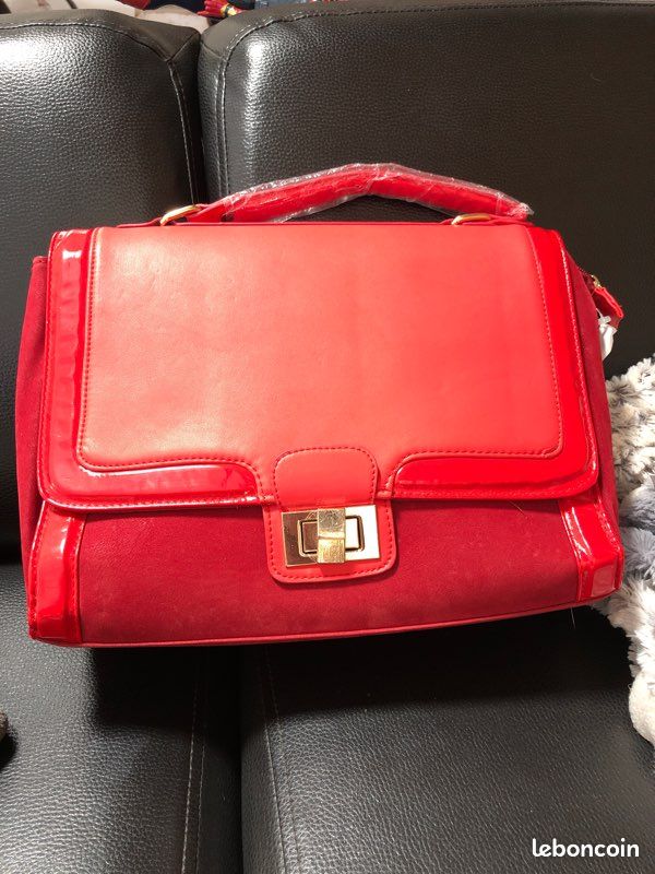 Sac à main rouge (image 1)