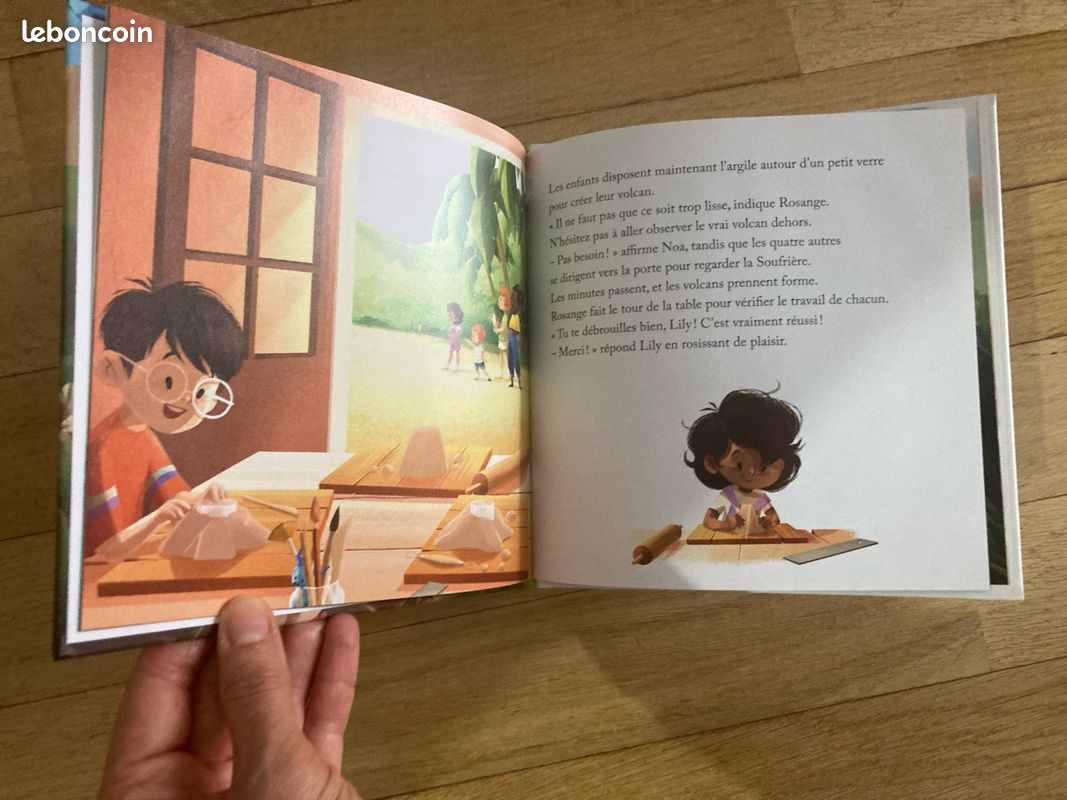 Livre 📖 enfant Le volcan de la Soufrière « merveilles de France » (image 4)