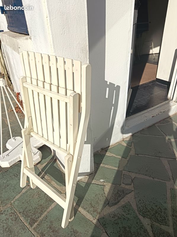 4 chaises pliantes vintage marque Gleizes (image 12)
