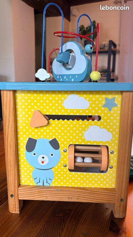 Cube en bois bébé (image 5)